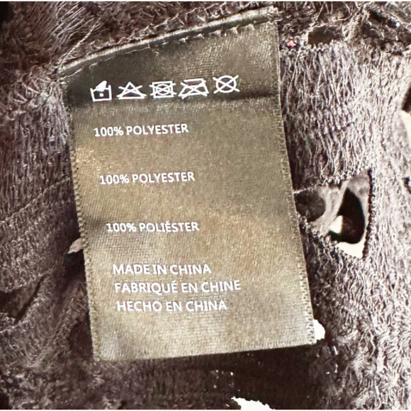 Anthropologie Floral Eyelet Kaftan Dress OS Sheer Bell Sleeve Beachy Resort Boho - Picture 6 of 10